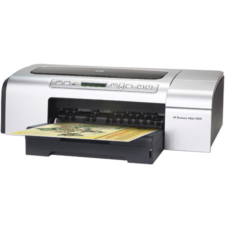 HP 2800 Business Inkjet Printer, 4 Color 8.5x14", USB 2.0 & IEEE 1284 Parallel Interfaces.