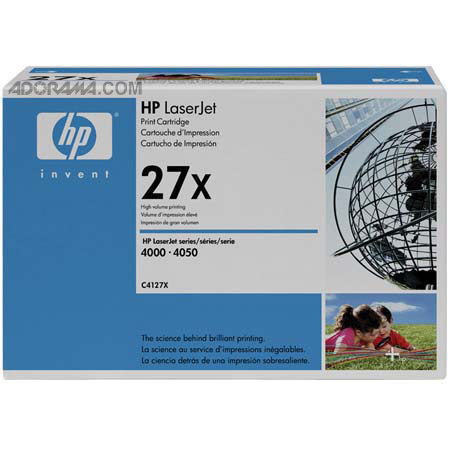 HP C4127X High Yield Black Cartridge, 10000 Copies