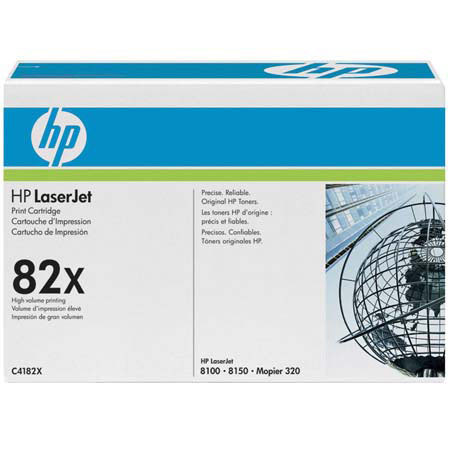 HP C4182X Black Inkjet Cartridge, 20000 Standard Pages