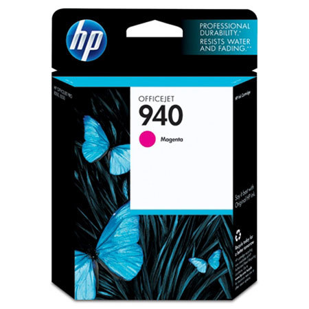 HP 940 Magenta Officejet Cartridge C4904AN, 900 Pages