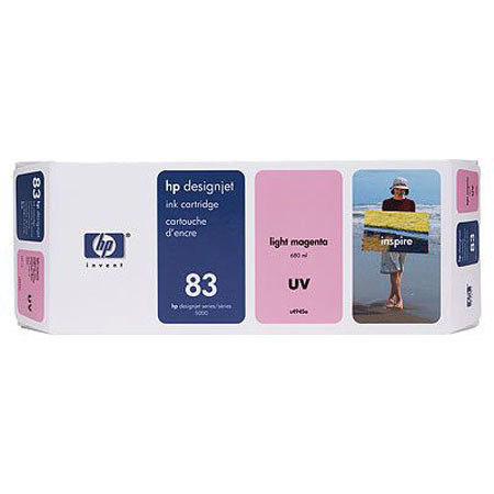HP C4945A 83 680-ml Light Magenta UV Ink Cartridge