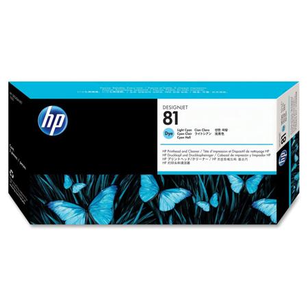 HP C4954A 81 Light Cyan Dye Printhead/Printhead Cleaner