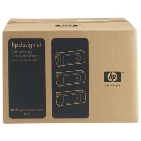 HP 90 3 Pack 775-ml Black Ink Cartridges