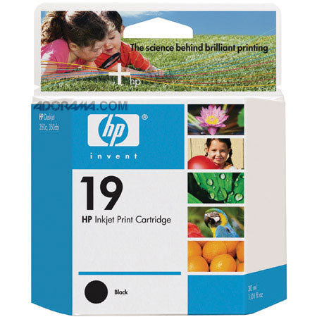 HP #19 Black Cartridge for Deskjet 350C/350Cbi Printers
