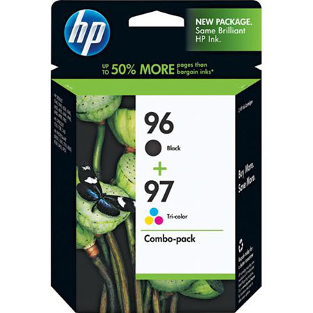 HP Black/Color Inkjet Cartridge Combo Yields 860 Pages