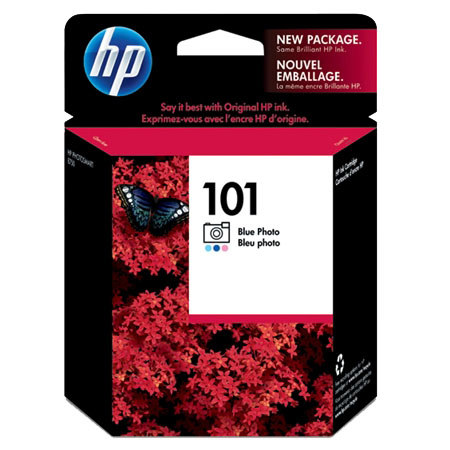 HP #101 Blue Photo Cartridge for Inkjet Printer, 13ml