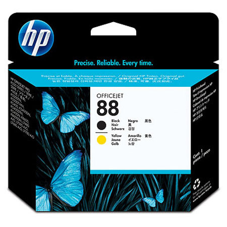 HP 88 Black/Yellow Printhead Officejet Pro K550 Series