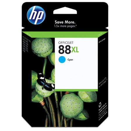 HP 88 Large Cyan Cartridge C9391AN with Vivera Inks