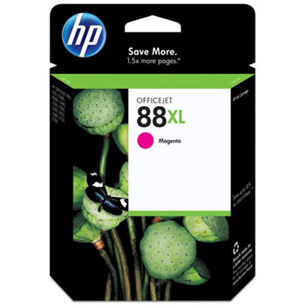 HP 88 Large Magenta Cartridge C9392AN with Vivera Inks