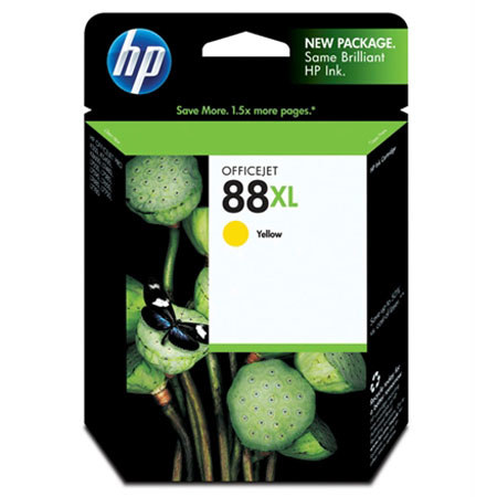 HP 88 Large Yellow Cartridge C9393AN with Vivera Inks