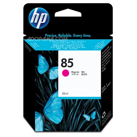 HP #85 Magenta Ink Cartridge for Designjet 30, 90 & 130 Inkjet Printers, 28ml