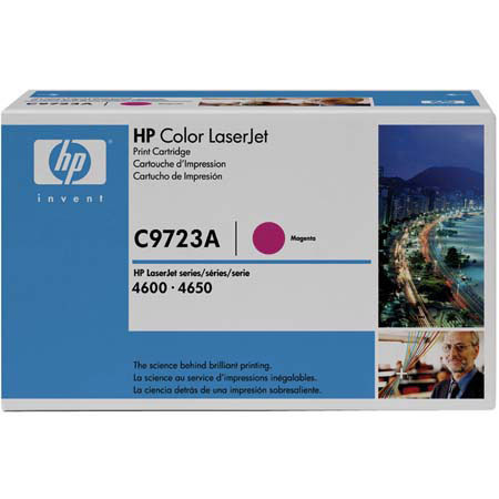 HP C9723A Magenta Print Cartridge for Select Color Laserjet Printers (Yield: Appx 8,000 Copies)