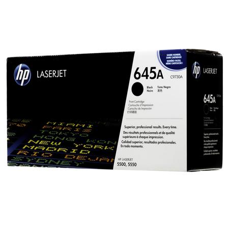 HP C9730A Color LaserJet Black Cartridge, 13K Pages