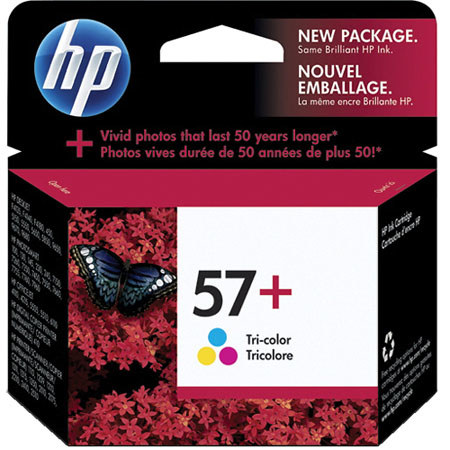 HP CB278AN 57 Plus Tricolor Print Cartridge, 500 Pages