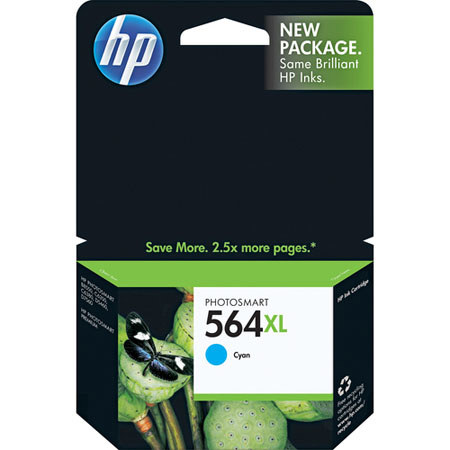 HP 564XL Cyan Ink Cart (CB323WN)