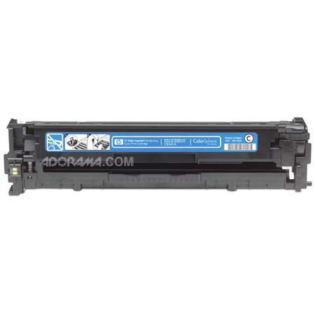 HP CB541A Cyan Print Cartridge, Yields 1,400 Pages