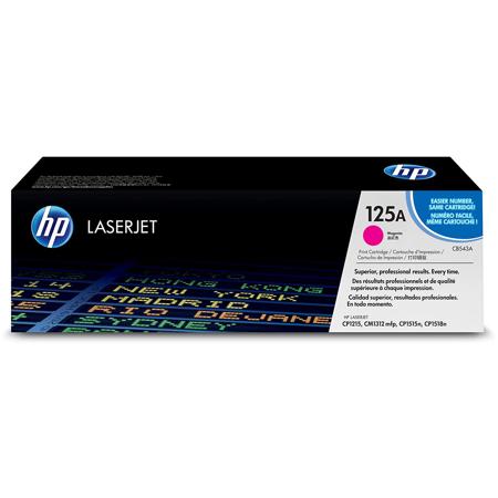 HP CB543A Magenta Print Cartridge, Yields 1,400 Pages