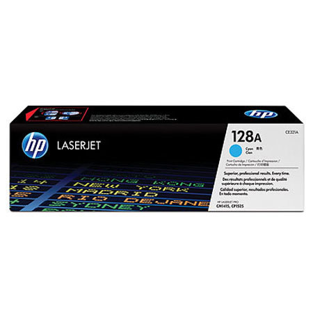 HP 128A Cyan Smart Print Cartridge