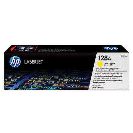 HP 128A Yellow Smart Print Cartridge