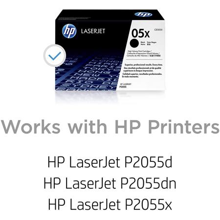 HP CE505X High Capacity LaserJet Black Family Cartridge