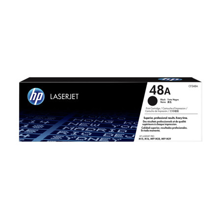 HP 48A Original LaserJet Toner Cartridge, Black