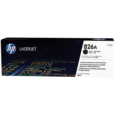 HP 826A Black LaserJet Toner Cartridge, 29,000 Pages