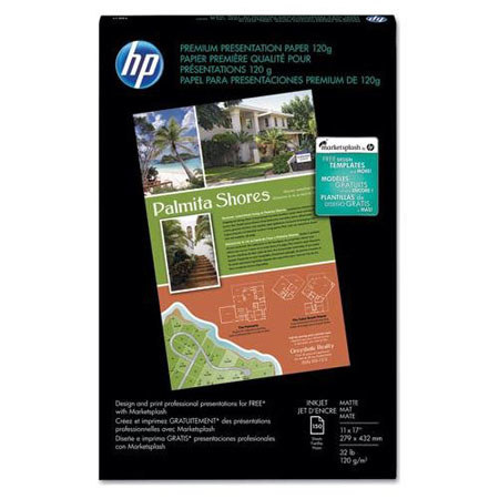 HP CH019A Premium Presentation Paper, 11x17in/150 Sheet