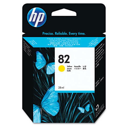 HP 82 Yellow Ink Cartridge