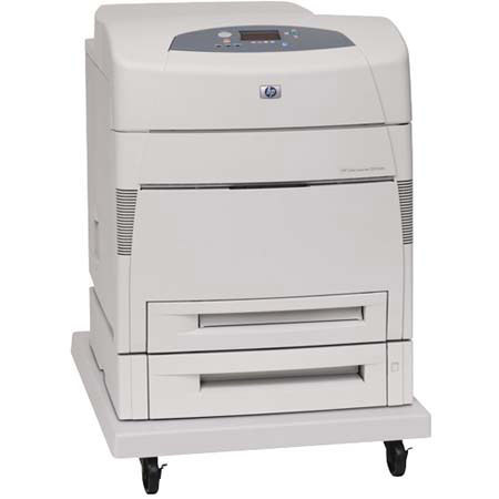 HP Color LaserJet 5550DTN Printer with Duplex Printing, Network, Toner Cartridges & Two 500-Sheet Input Trays