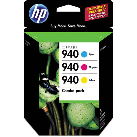 HP 940 Color Combo Pack, Cyan/Magenta/Yellow Cartridge