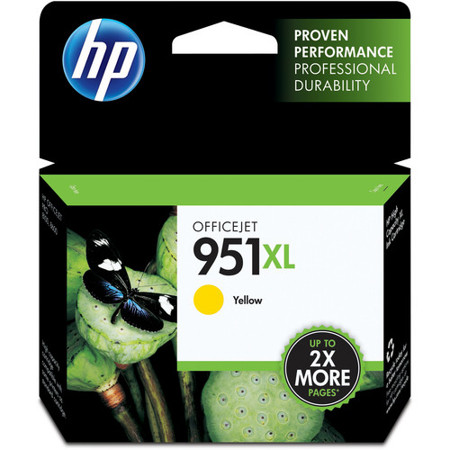 HP 951XL Officejet Ink Cartridge, Yellow