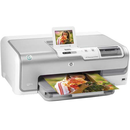 HP HP Photosmart D7460, 6 Color Photo Inkjet Printer, 3.5" Touchscreen, Network Ready, Ethernet, 802.11g Wireless Connectivity