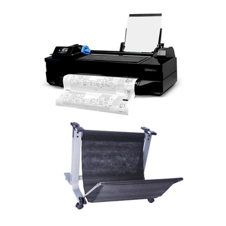 HP Designjet T120 24" ePrinter With HP 24" Stand for Designjet T120 Printer