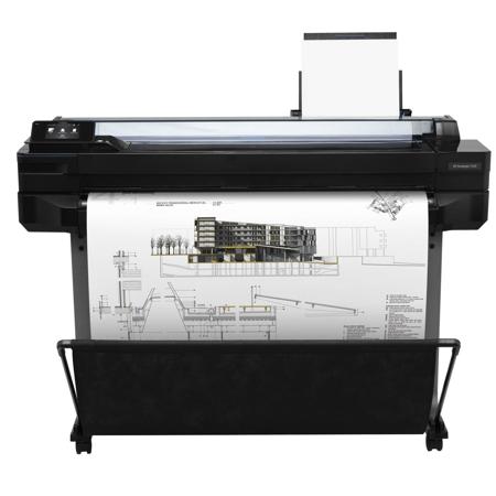 HP DesignJet T520 36"Color Large-Format Inkjet Printer With Ink Cartridge Bundle