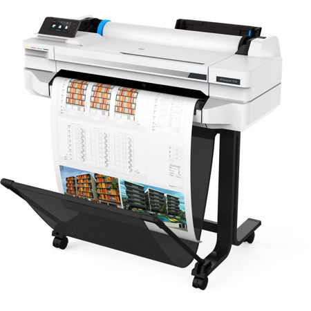 HP DesignJet T530 Wireless Plotter Printer - 24" with Mobile Printing (5ZY60A)
