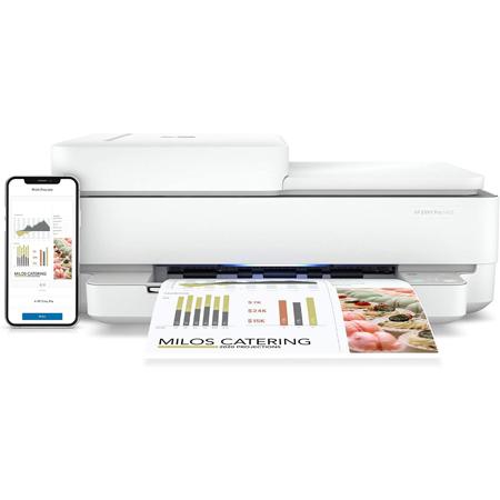 HP ENVY Pro 6455 Wireless All-In-One Instant Ink-Ready Inkjet Printer, White