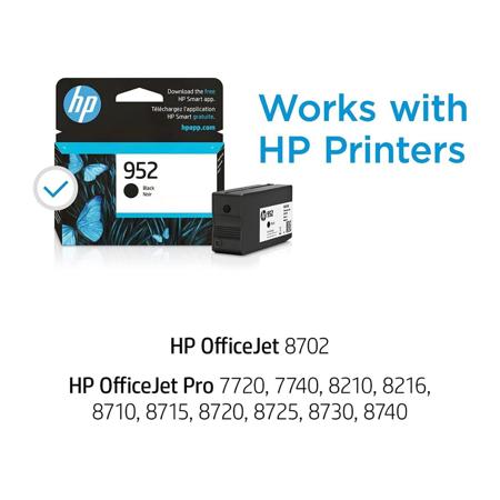 Genuine HP 952 XL Ink Cartridges - Black & Color For OfficeJet 8725 8210 8730 10 thumbnail image
