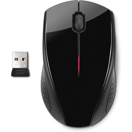 HP X3000 Wireless Mouse, Black/Metallic Gray