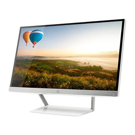 HP Pavilion 25xw 25" IPS LED Monitor, Snow White/Natural Silver