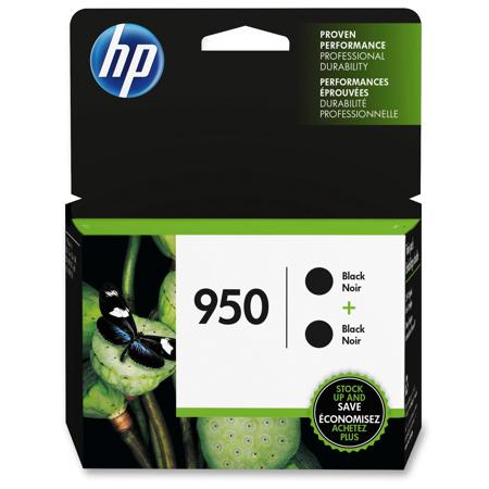 HP 950 Black Original Ink Cartridge, Pack of 2