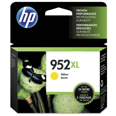 HP 952XL Yellow High Yield Original Ink Cartridge, 2000 Pages Yield