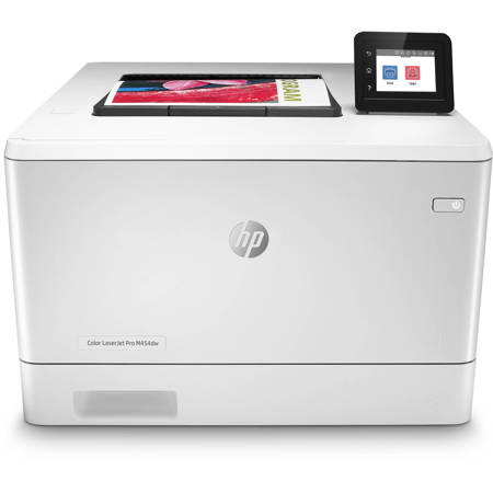 HP Color LaserJet Pro M454dw Wireless Duplex Laser Printer, 27ppm (Black/Color), 600x600 dpi, 250 Sheet Standard Input Tray, Dual-Band Wi-Fi