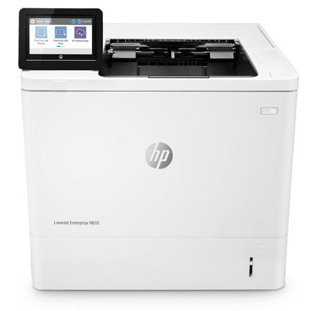 HP LaserJet Enterprise M610dn Monochrome Duplex Laser Printer, 55ppm, 2 Paper Trays