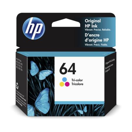 HP 64 Tri-color Original Ink Cartridge