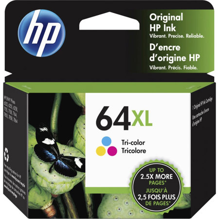 HP 64XL High Yield Tri-color Original Ink Cartridge