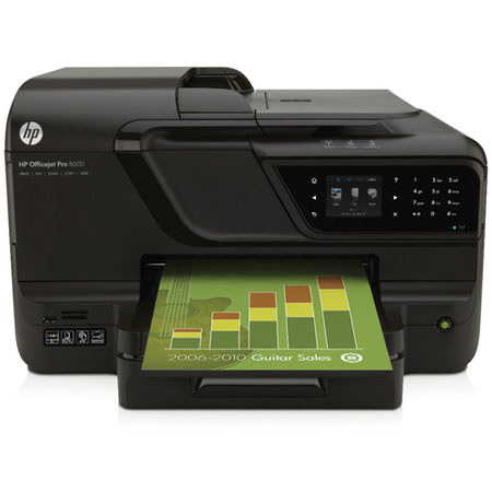 HP Officejet Pro 8600 e-All-in-One Color Printer - Print, Copy, Scan, Fax, Web