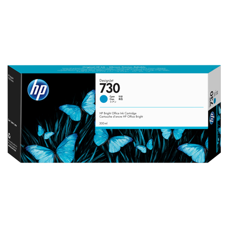 HP 730 300ml Cyan Inkjet Cartridge for DesignJet T1700 Series Printer