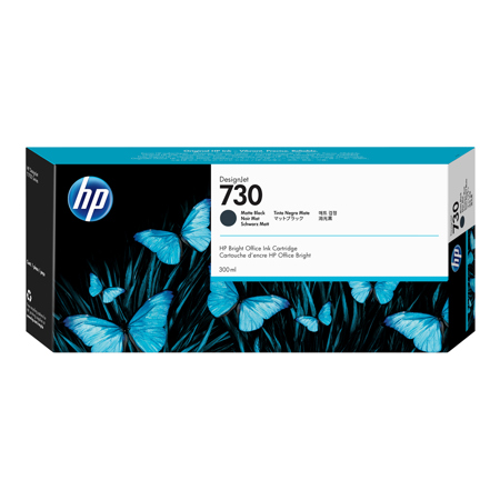 HP 730 300ml Matte Black Inkjet Cartridge for DesignJet T1700 Series Printer