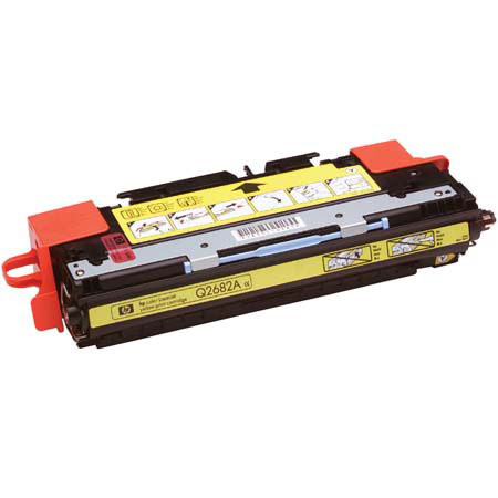 HP Q2682A LaserJet Yellow Print Cartridge, 6,000 Pages