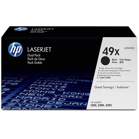 HP LaserJet Dual Pack Black Print Cartridge Q5949XD